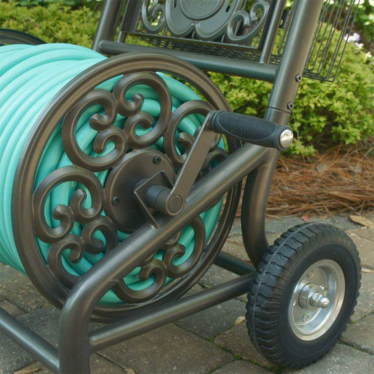 Liberty Garden Steel Cart Hose Reel Wayfair Canada